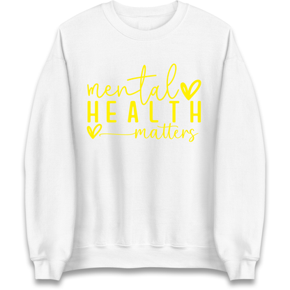 Yellow Mental Health Sweatshirt