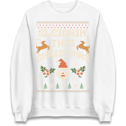 Sleighin This Christmas Christmas Sweatshirt