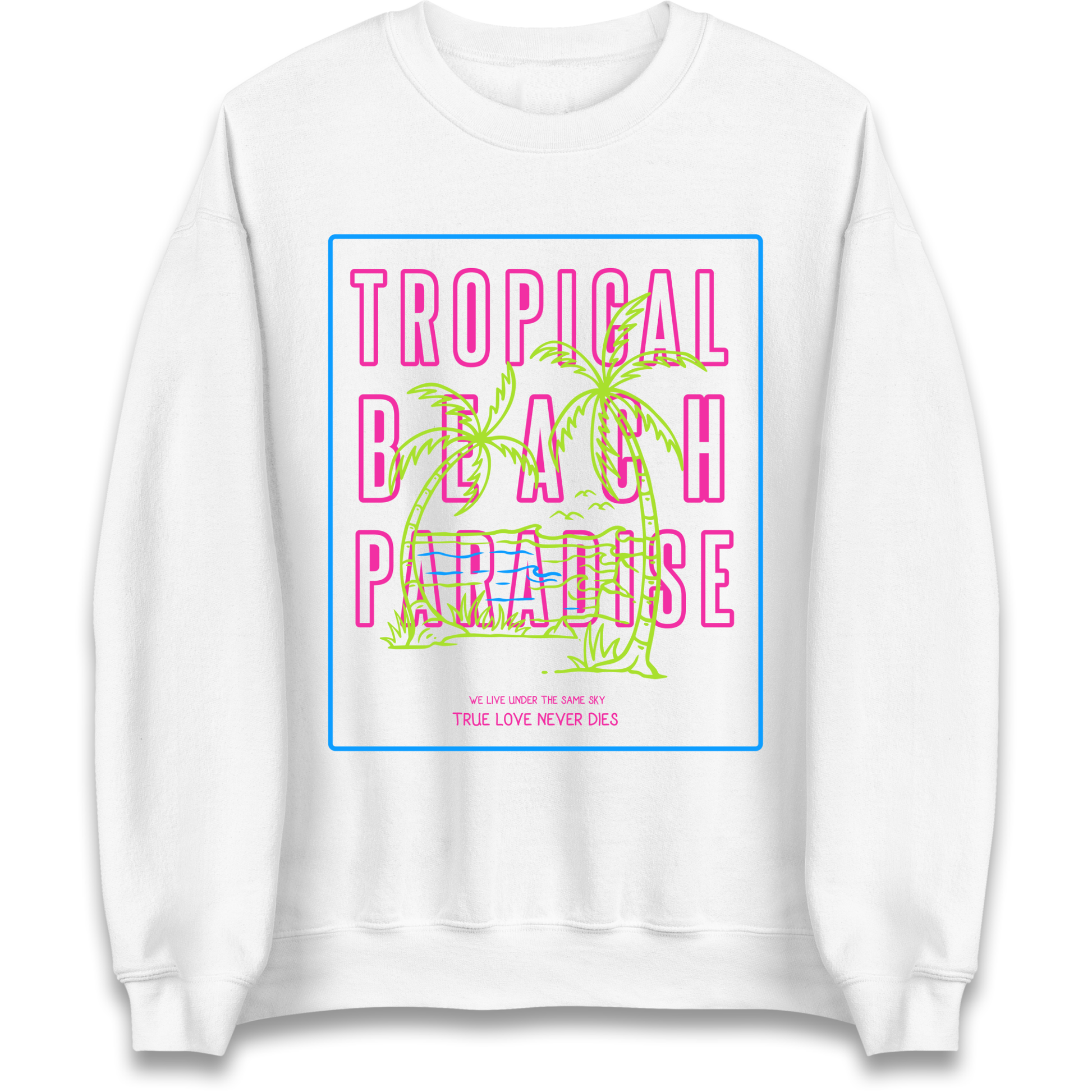 Tropical Beach Paradise Sweatshirt