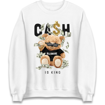 Teddy Bear Billionaire Streetwear Sweatshirt