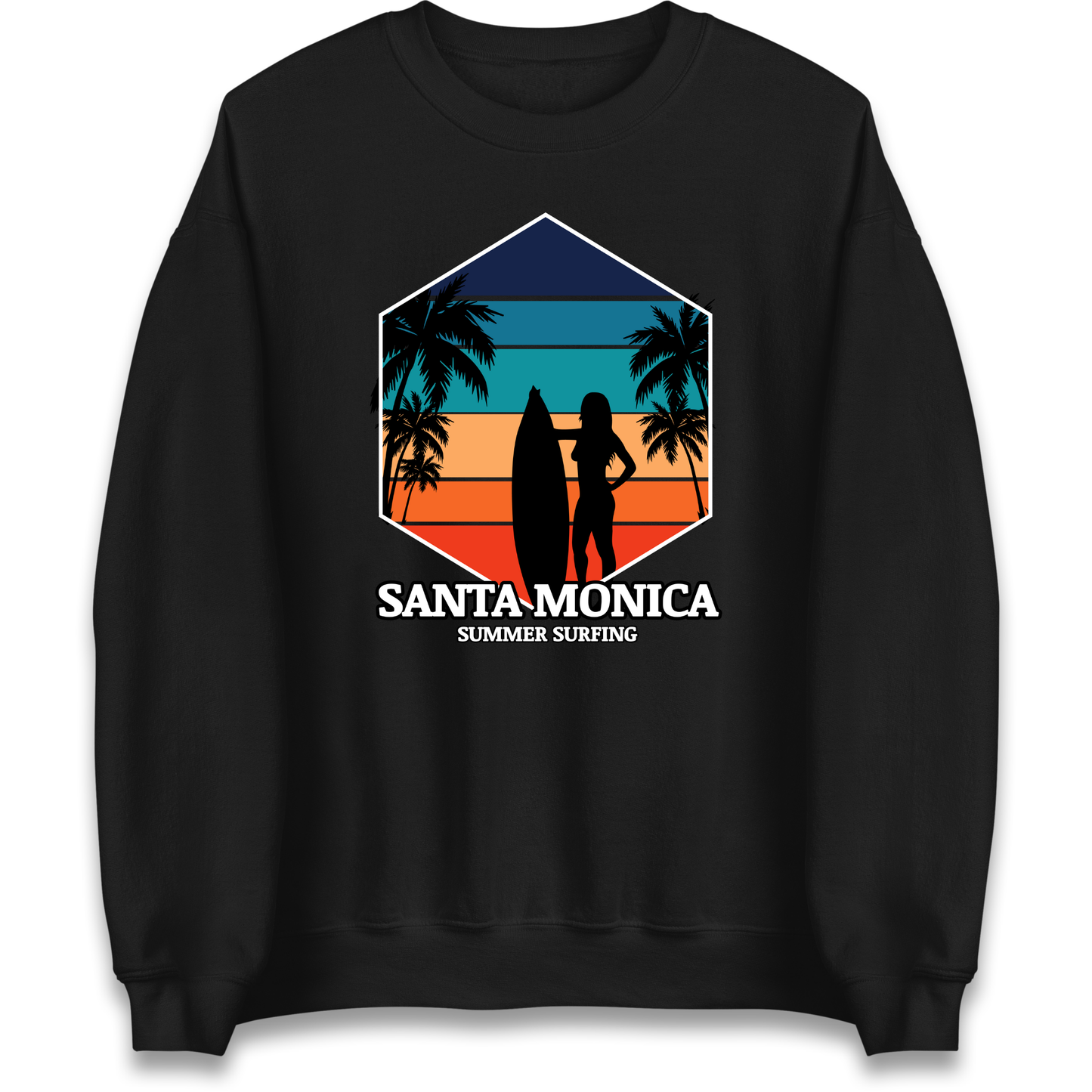 Santa Monica Summer Surfing Sweatshirt