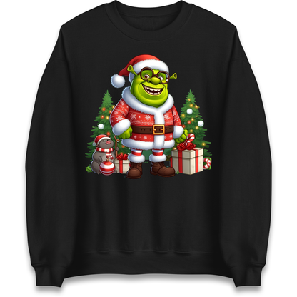 Shrek Santa Claus Presents Sweatshirt