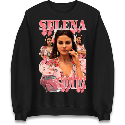 Selena Gomez Pink Sweatshirt