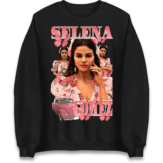 Selena Gomez Pink Sweatshirt
