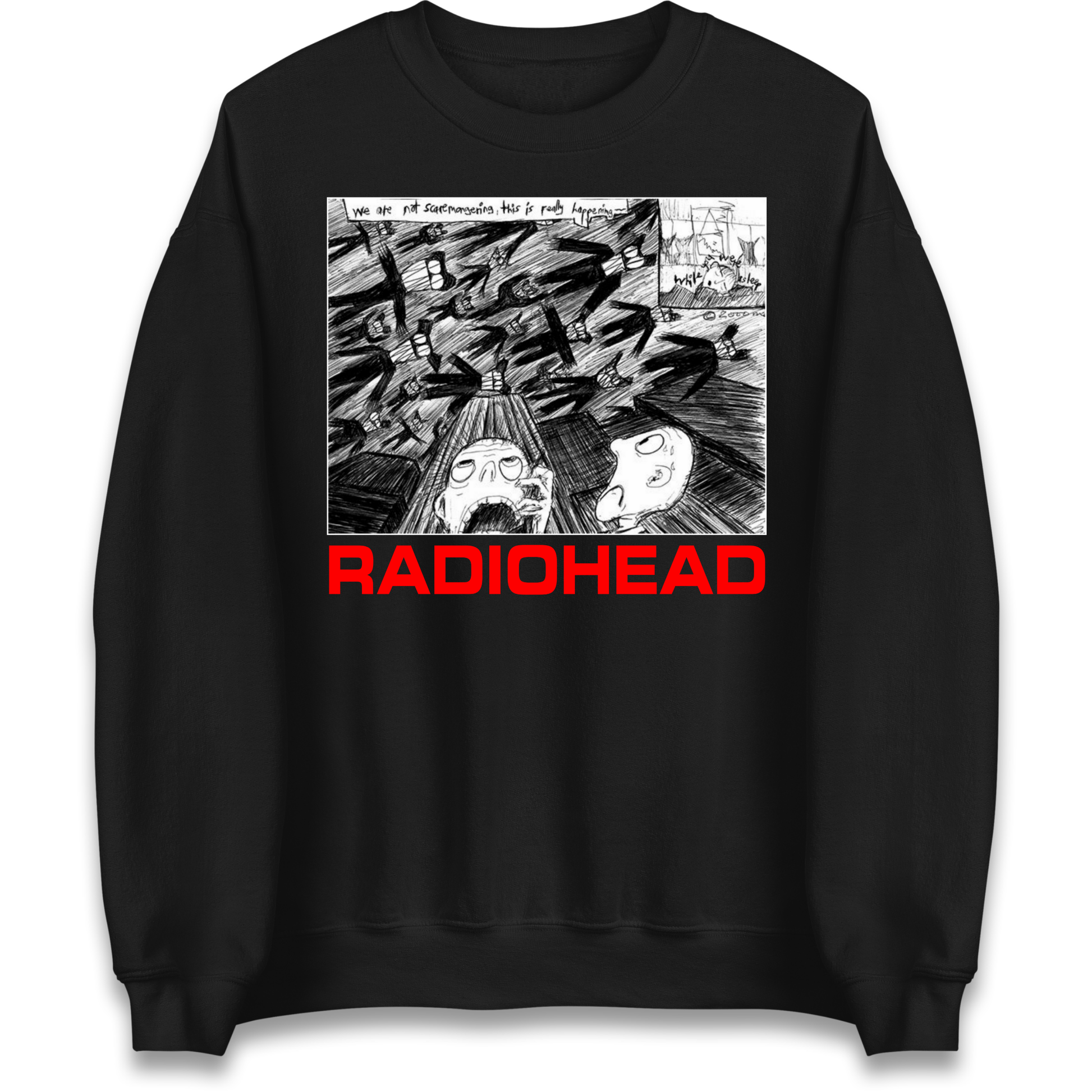 Radiohead We Are Not Screaming Sweatshirt