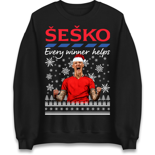 Benjamin Sesko Christmas Sweatshirt