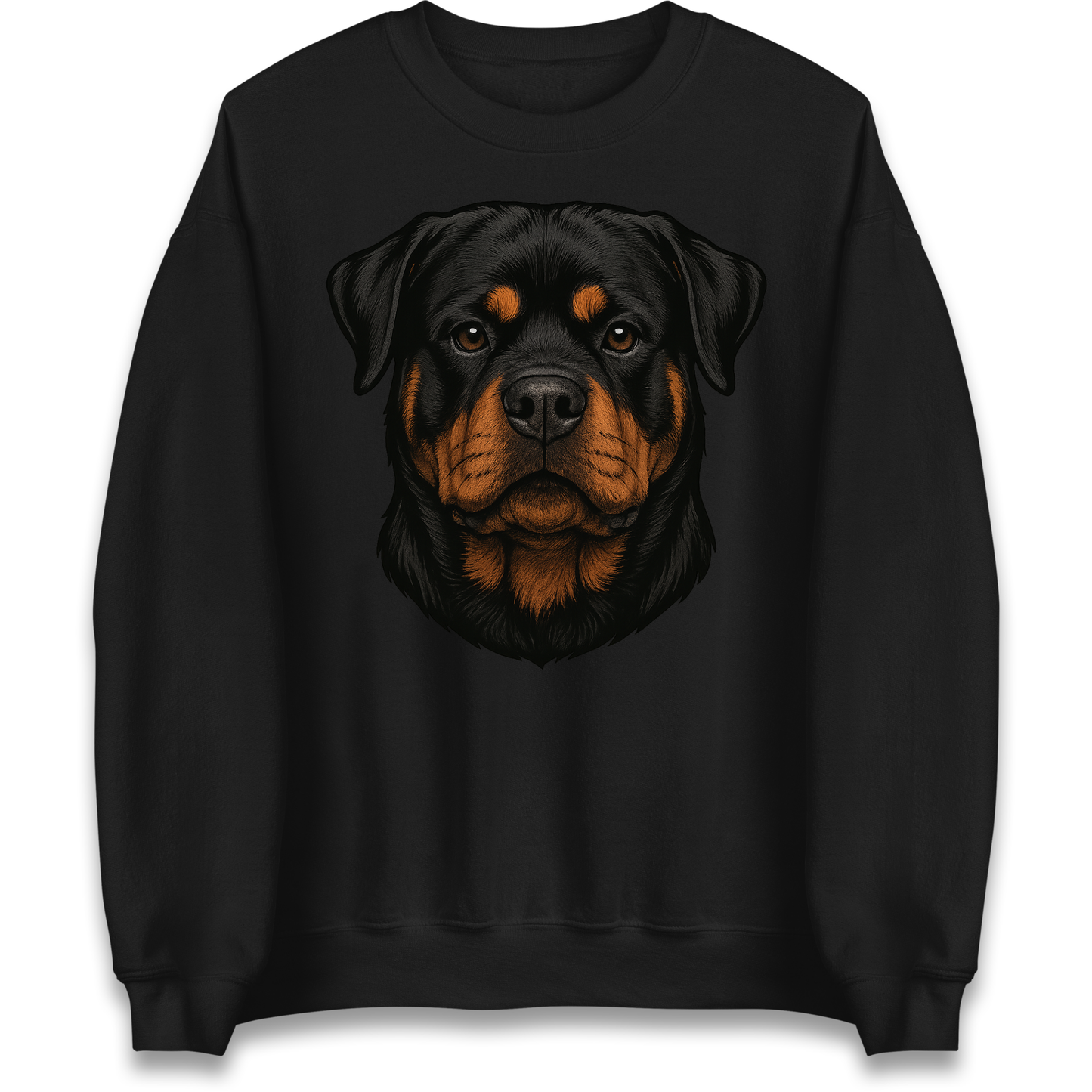 Rottweiler Face Sweatshirt