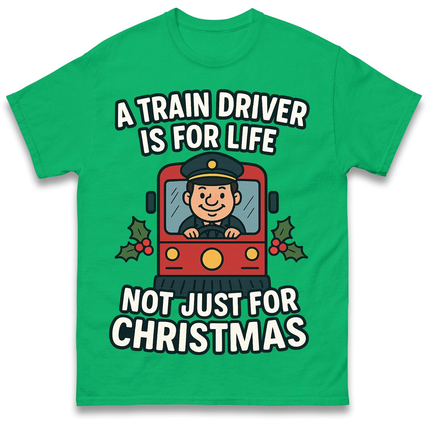 Train Driver Christmas T Shirt