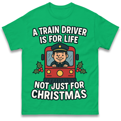 Train Driver Christmas T Shirt