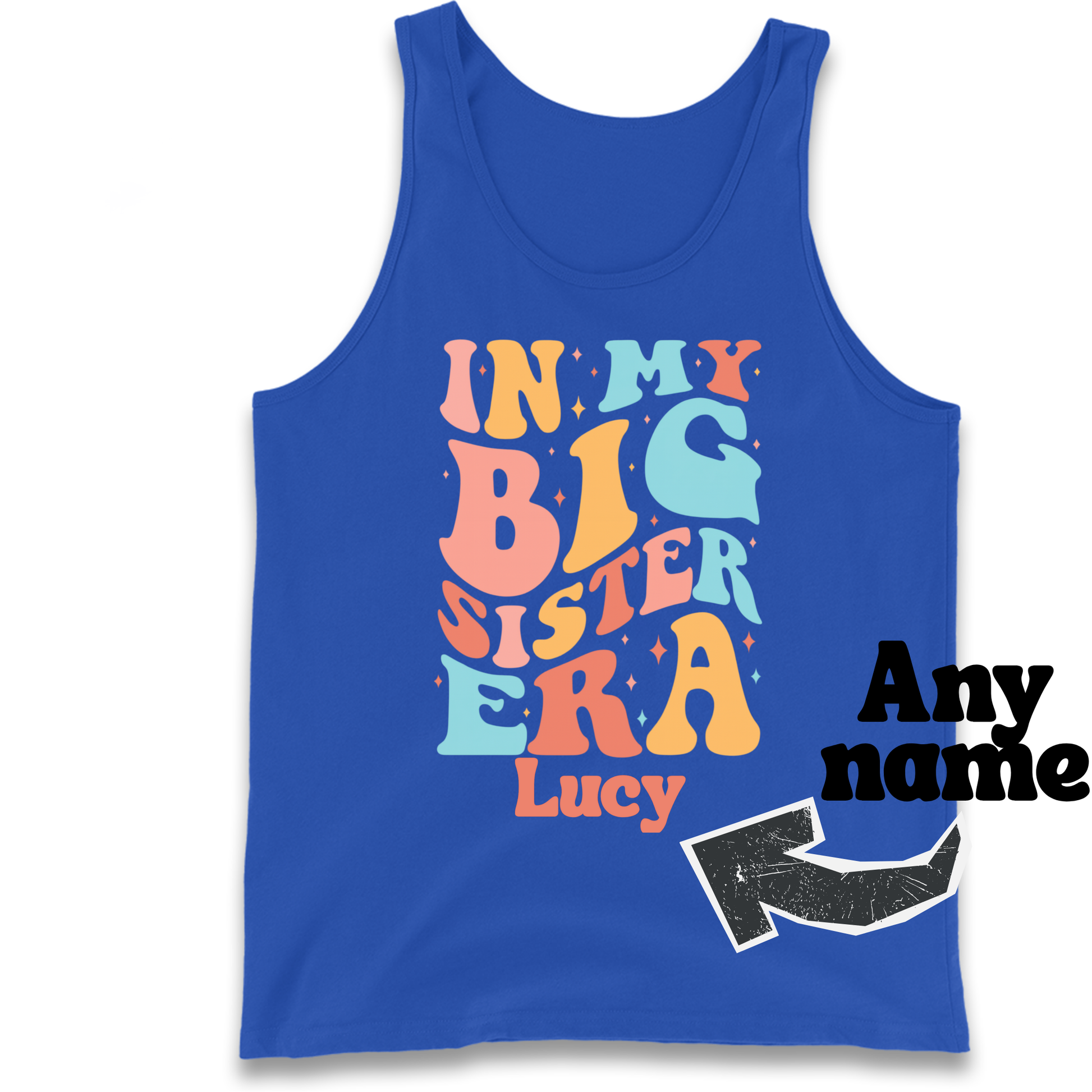 In my big sister Era personalized Tank Top
