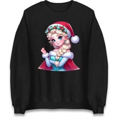 Elsa Frozen Santa Sweatshirt