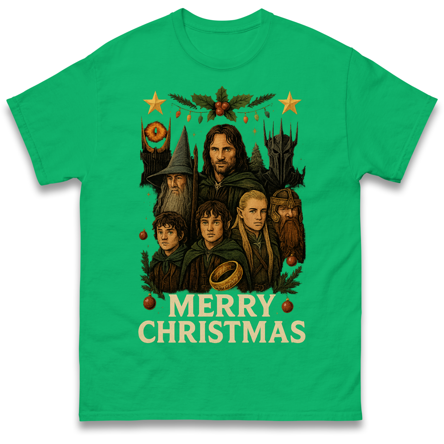 Lord of The Rings Christmas T Shirt