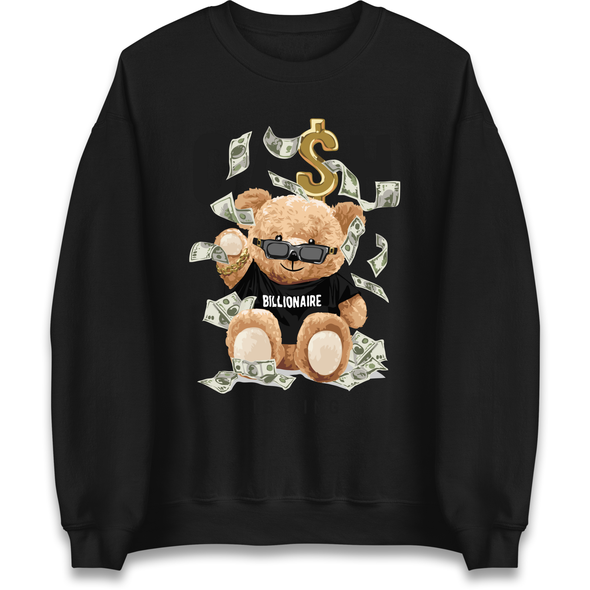 Teddy Bear Billionaire Streetwear Sweatshirt