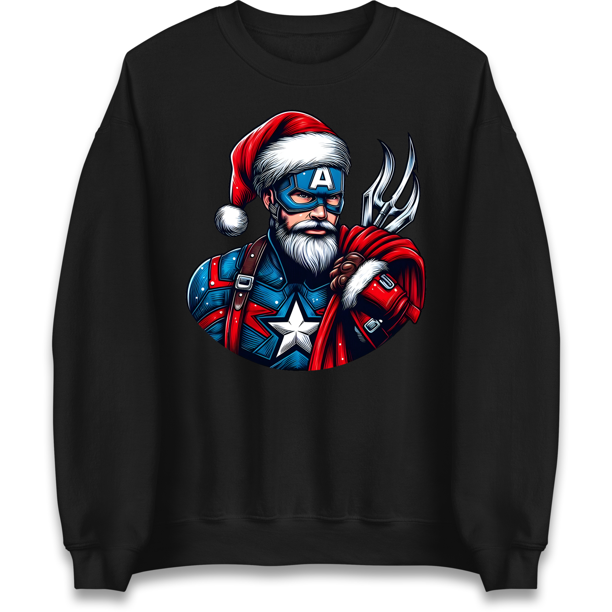 Captain America Santa Sweatshirt
