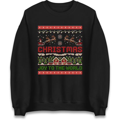 Christmas Joy to the World Christmas Sweatshirt