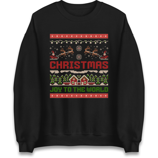 Christmas Joy to the World Christmas Sweatshirt