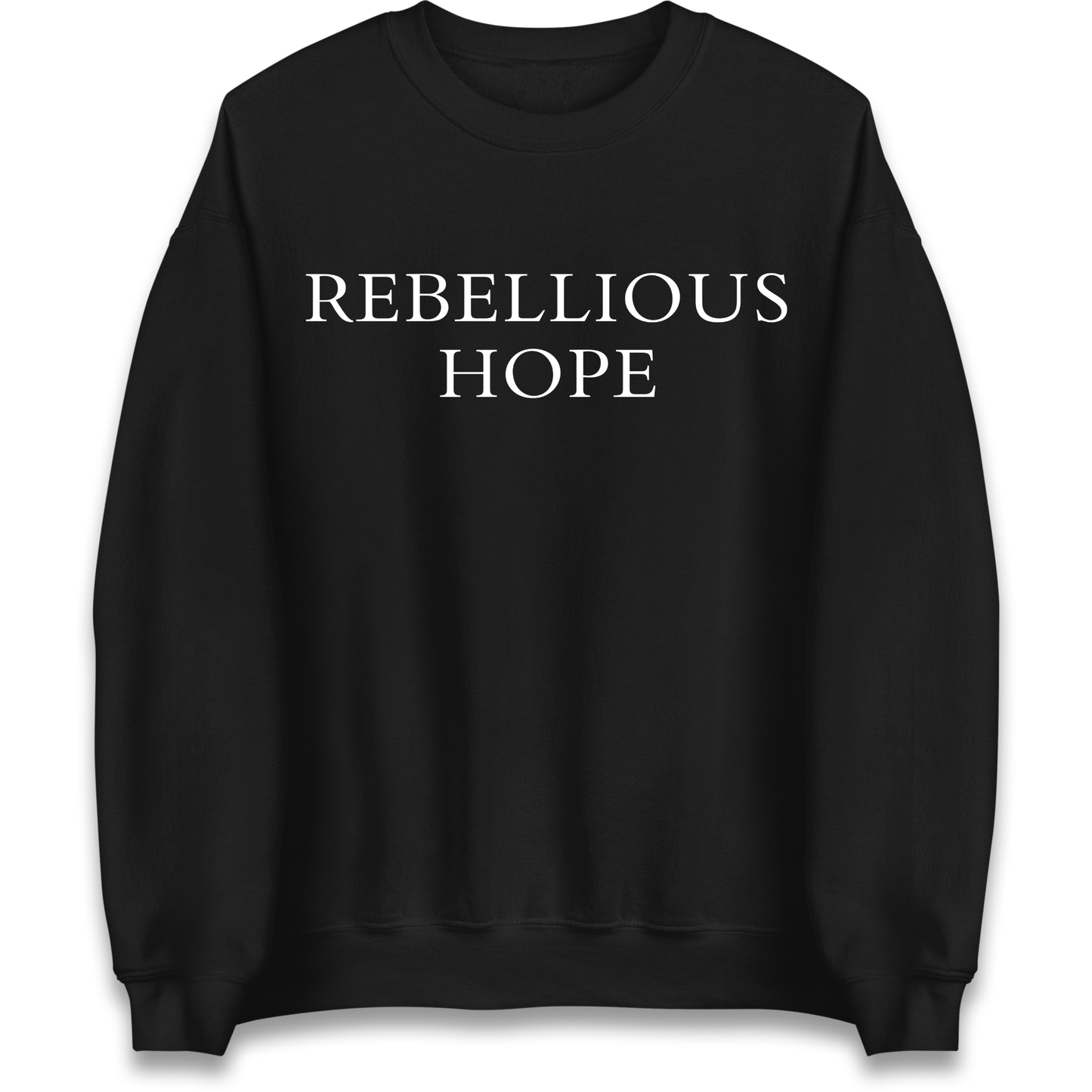 Rebellious Hope Embroidered Sweatshirt