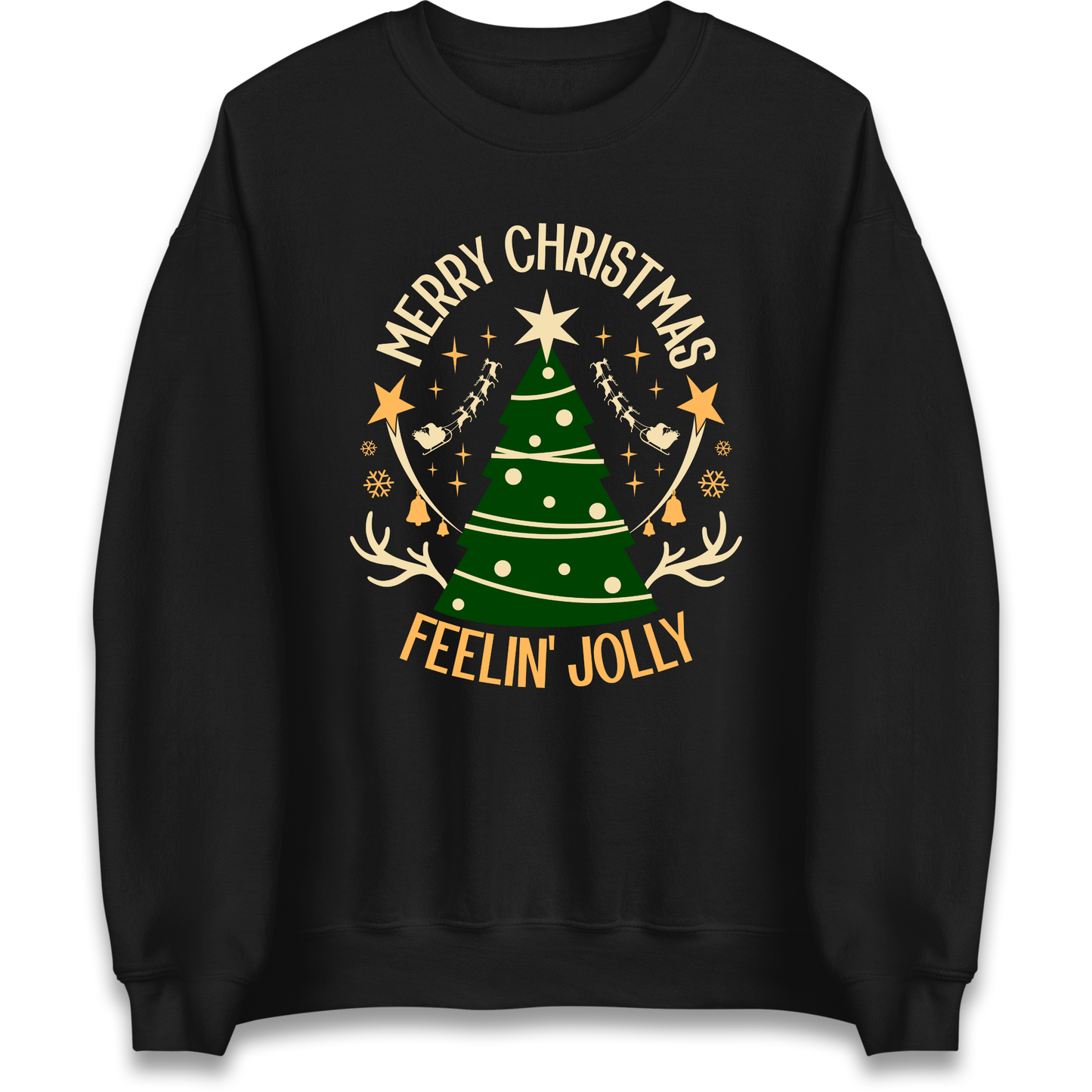 Merry Christmas Feeling Jolly Christmas Sweatshirt