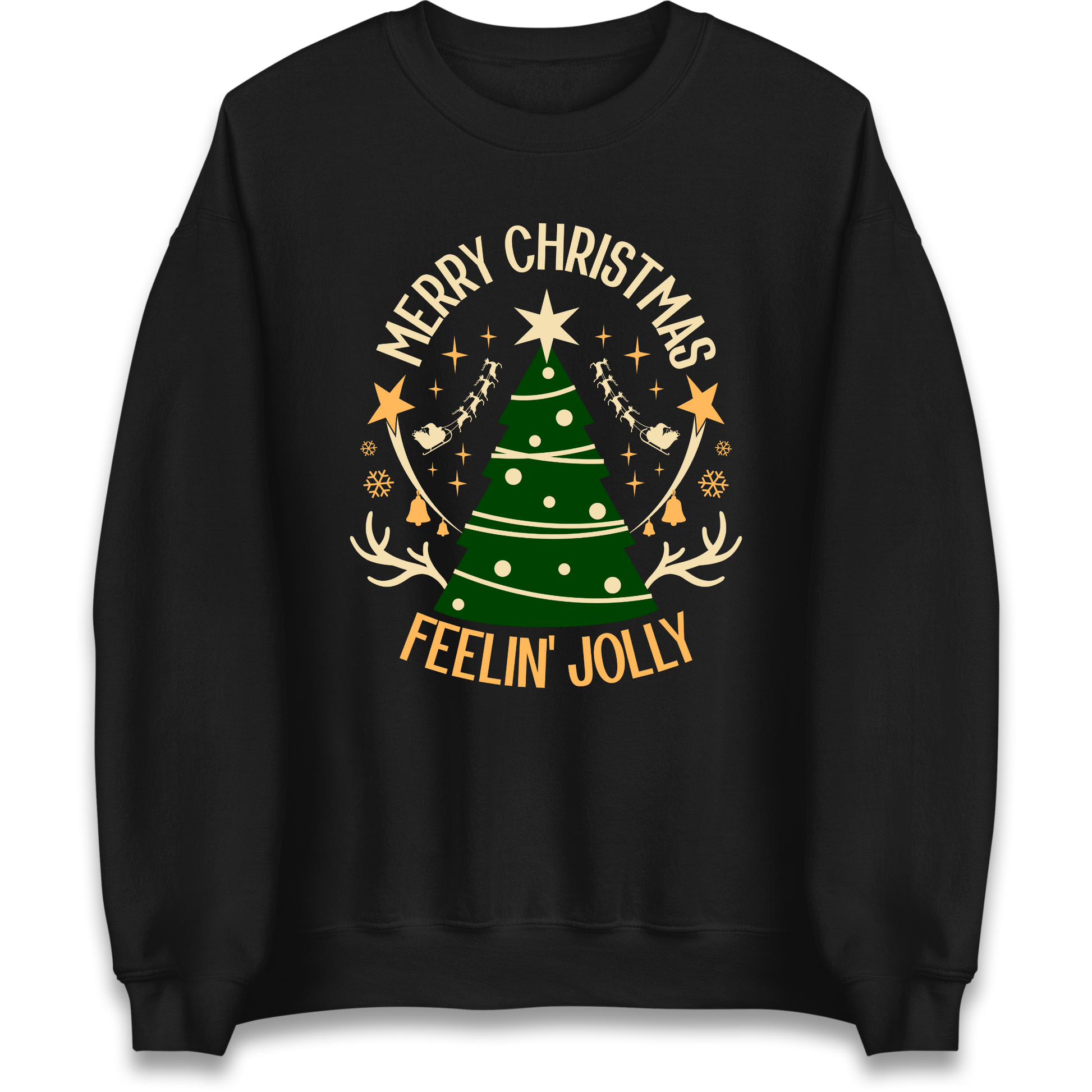 Merry Christmas Feeling Jolly Christmas Sweatshirt