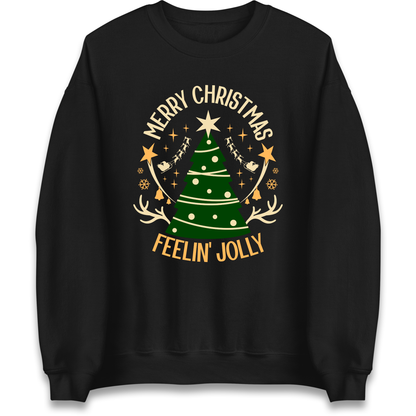 Merry Christmas Feeling Jolly Christmas Sweatshirt