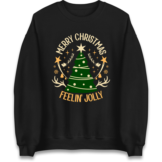 Merry Christmas Feeling Jolly Christmas Sweatshirt