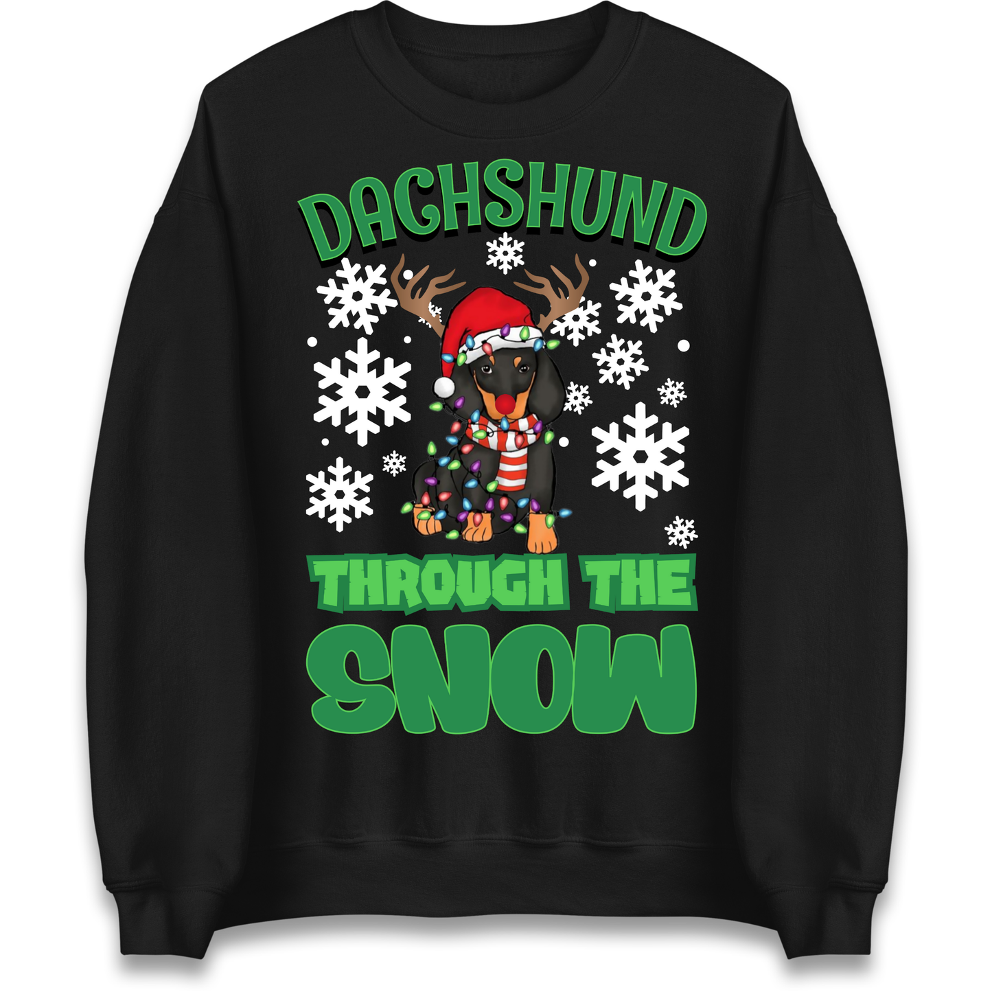 Dachshund Dog Christmas Jumper