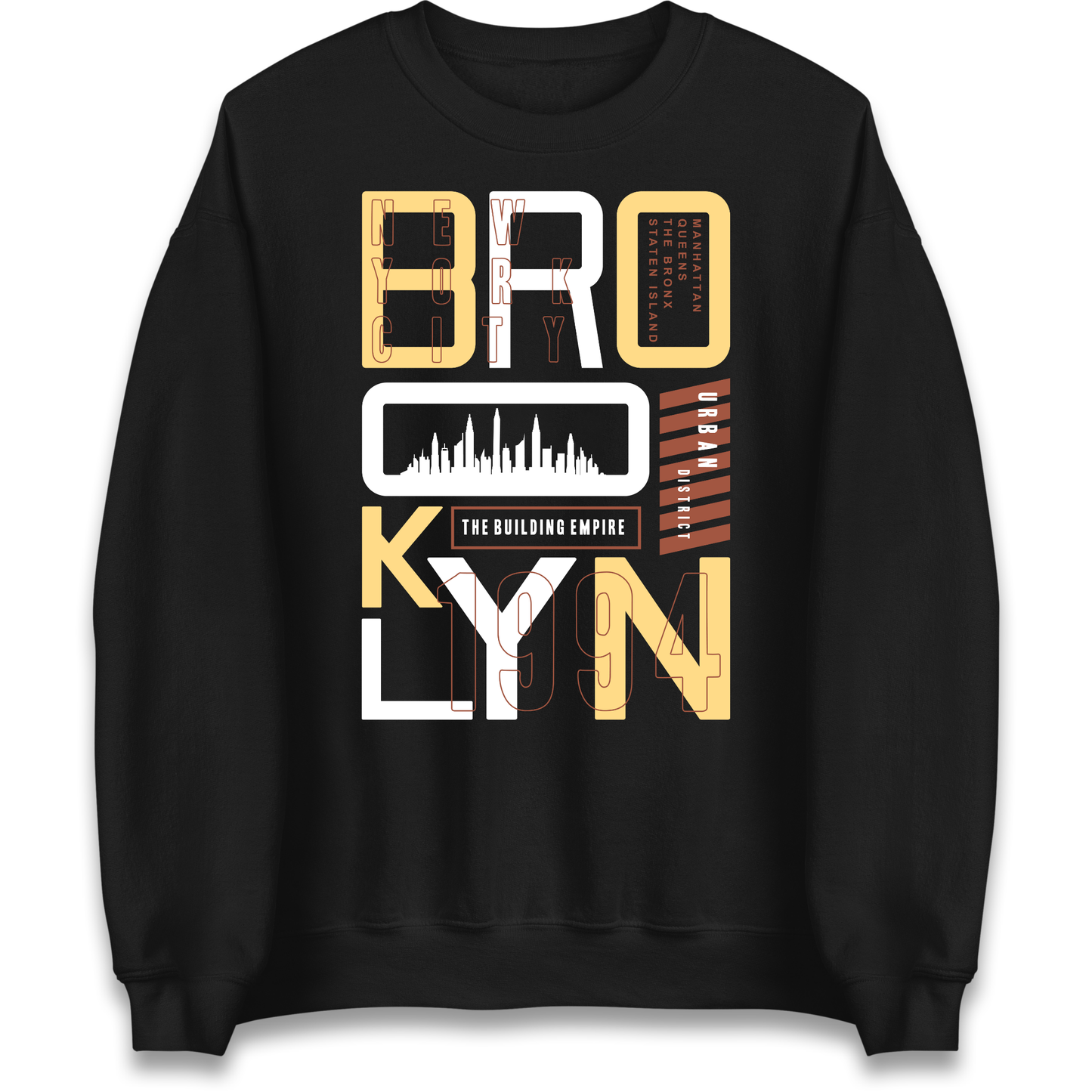 Brooklyn New York Urban District Sweatshirt