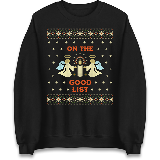On The Good List Christmas Sweatshirt