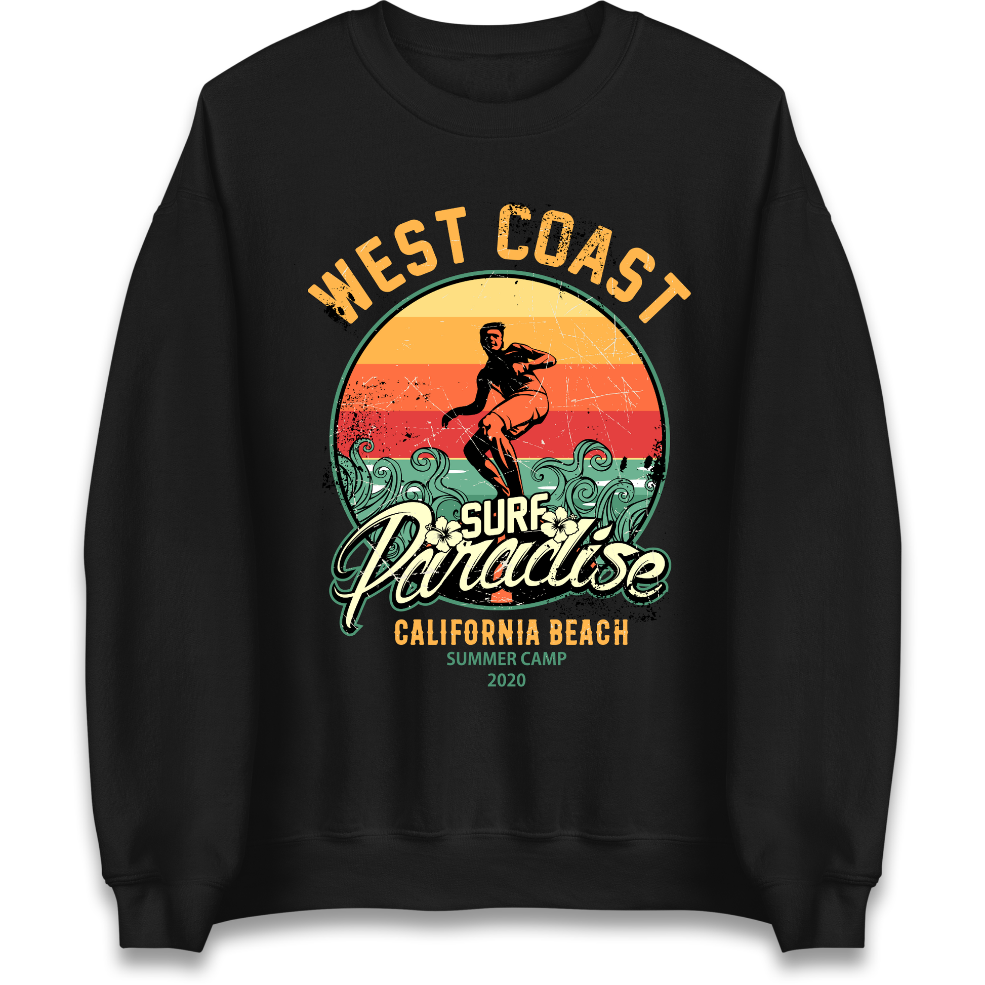 West Coast Surf Paradise Sweatshirt