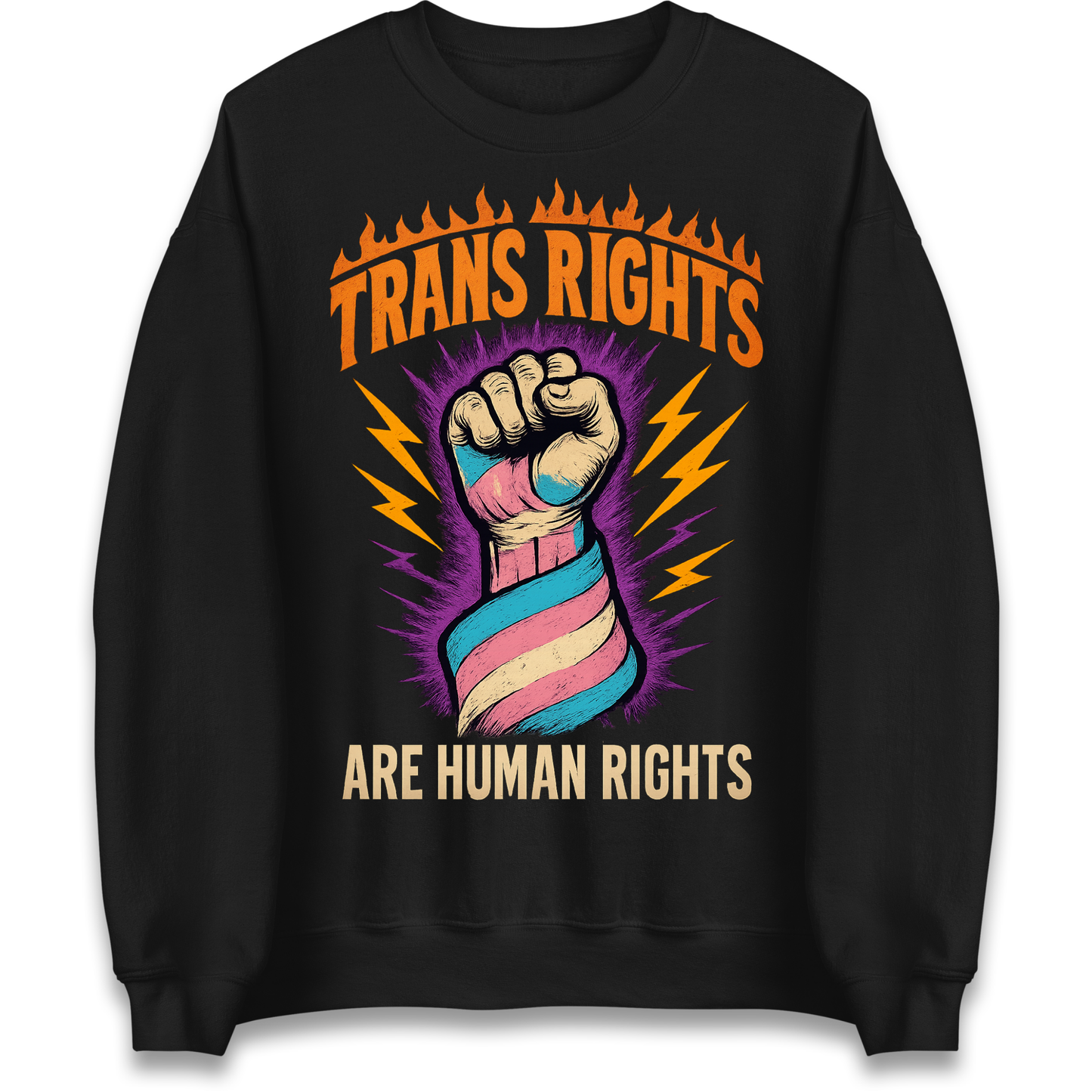 Trans Rights Are Human Rights Sweatshirt