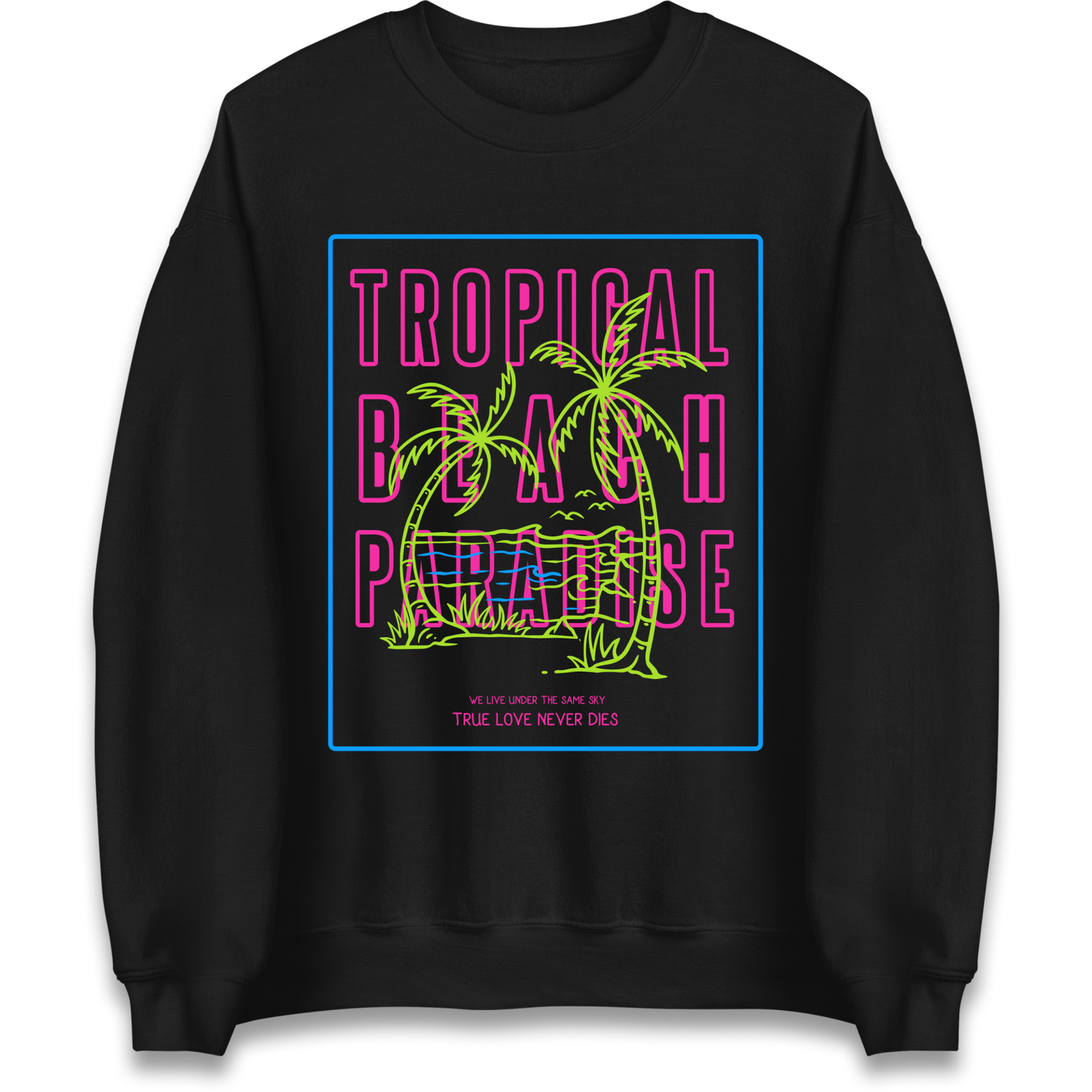 Tropical Beach Paradise Sweatshirt