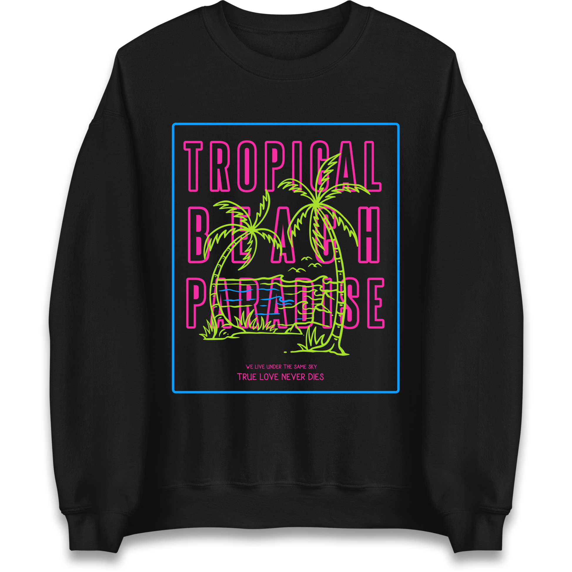 Tropical Beach Paradise Sweatshirt