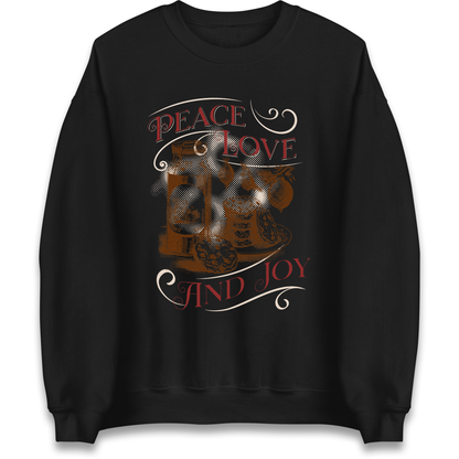Peace Love And Joy Christmas Sweatshirt