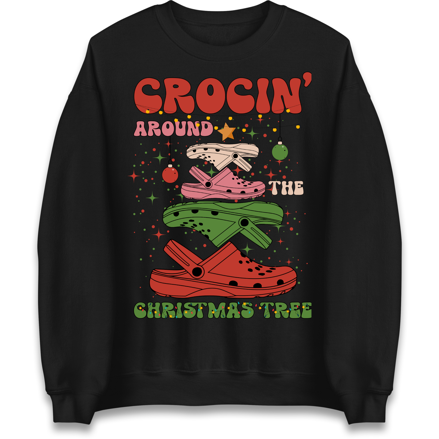 Crockin Around the Christmas Tree Christmas Sweatshirt