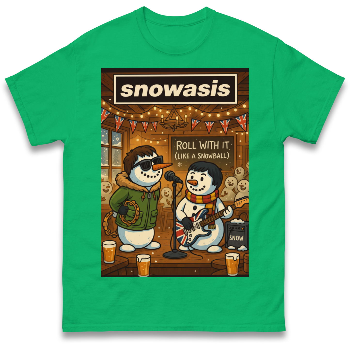 Snowasis Roll Christmas T Shirt