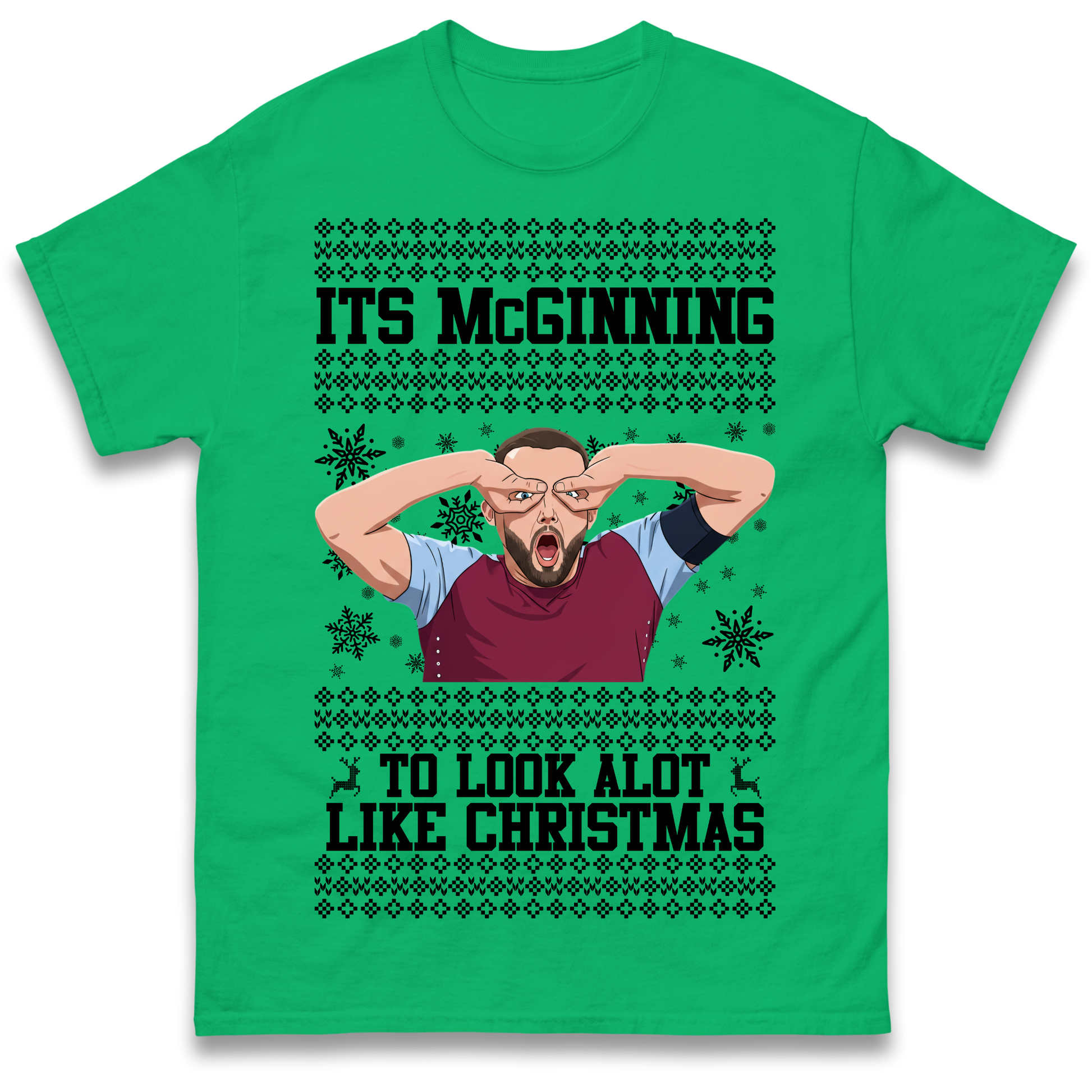 John McGinn Christmas T Shirt