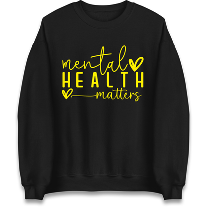 Yellow Mental Health Sweatshirt
