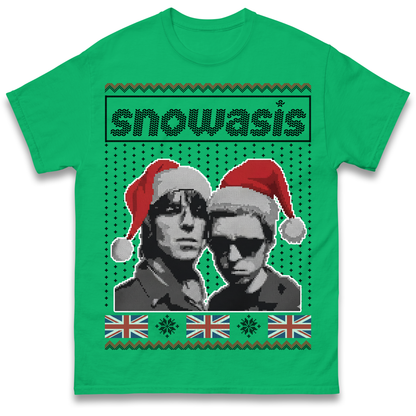 Snowasis Union Jack Christmas T Shirt