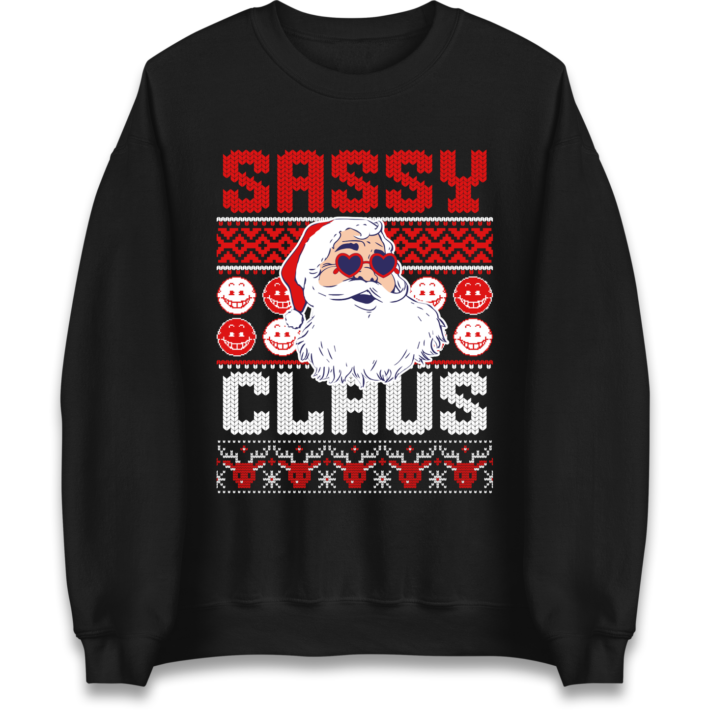 Sassy Claus Santa Christmas Sweatshirt