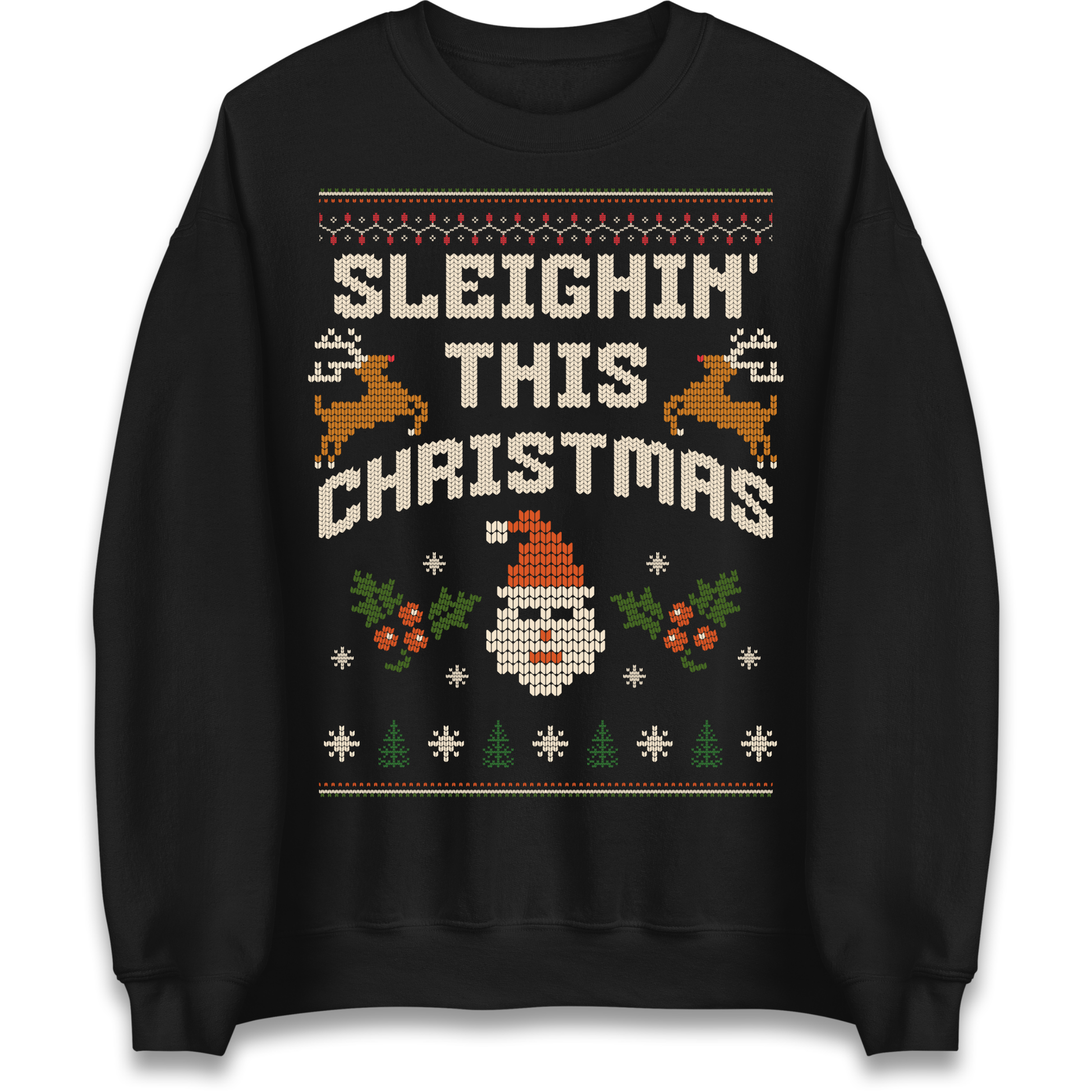 Sleighin This Christmas Christmas Sweatshirt
