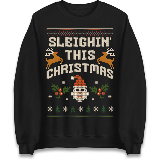Sleighin This Christmas Christmas Sweatshirt