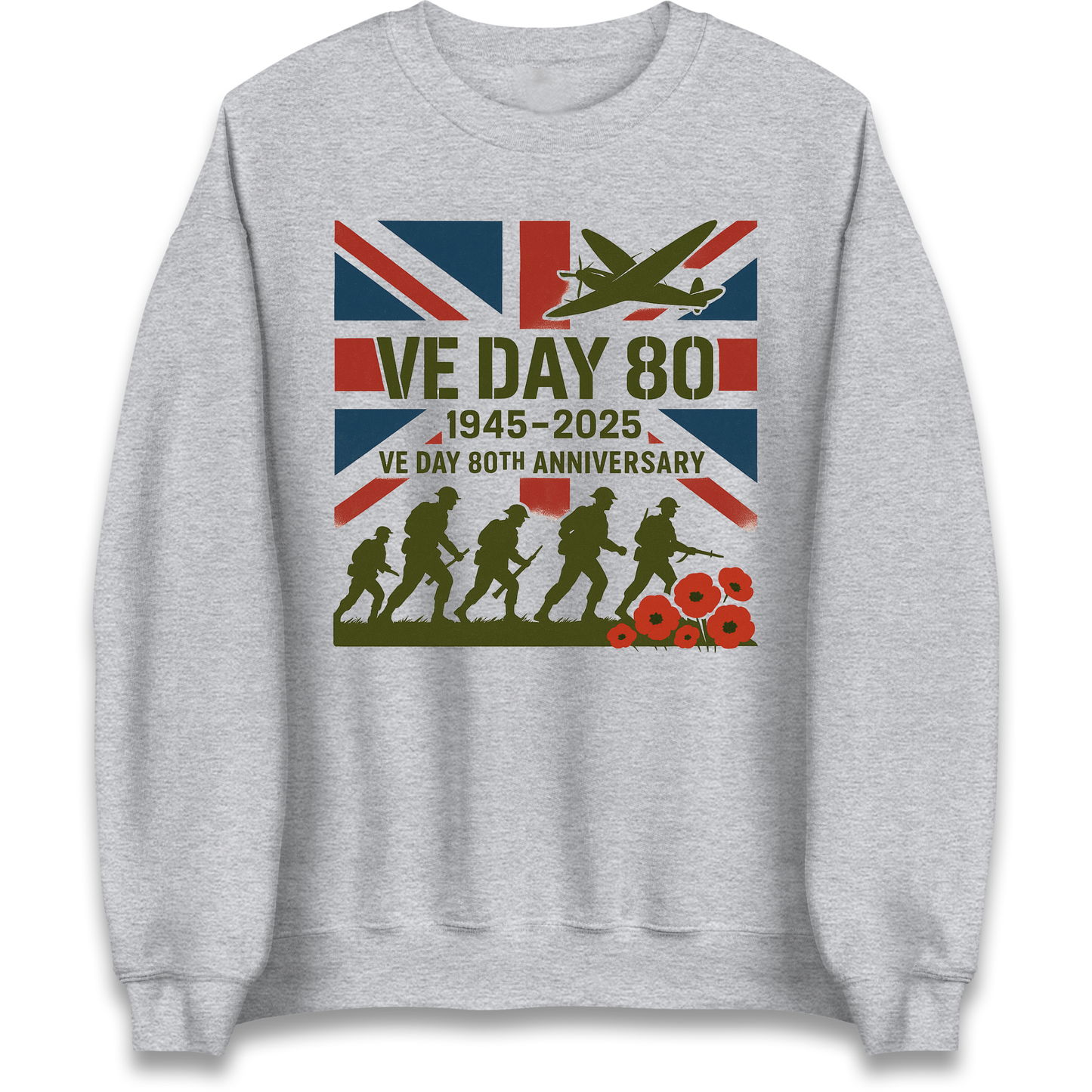 VE Day 80th Anniversary 1945 2025 Sweatshirt