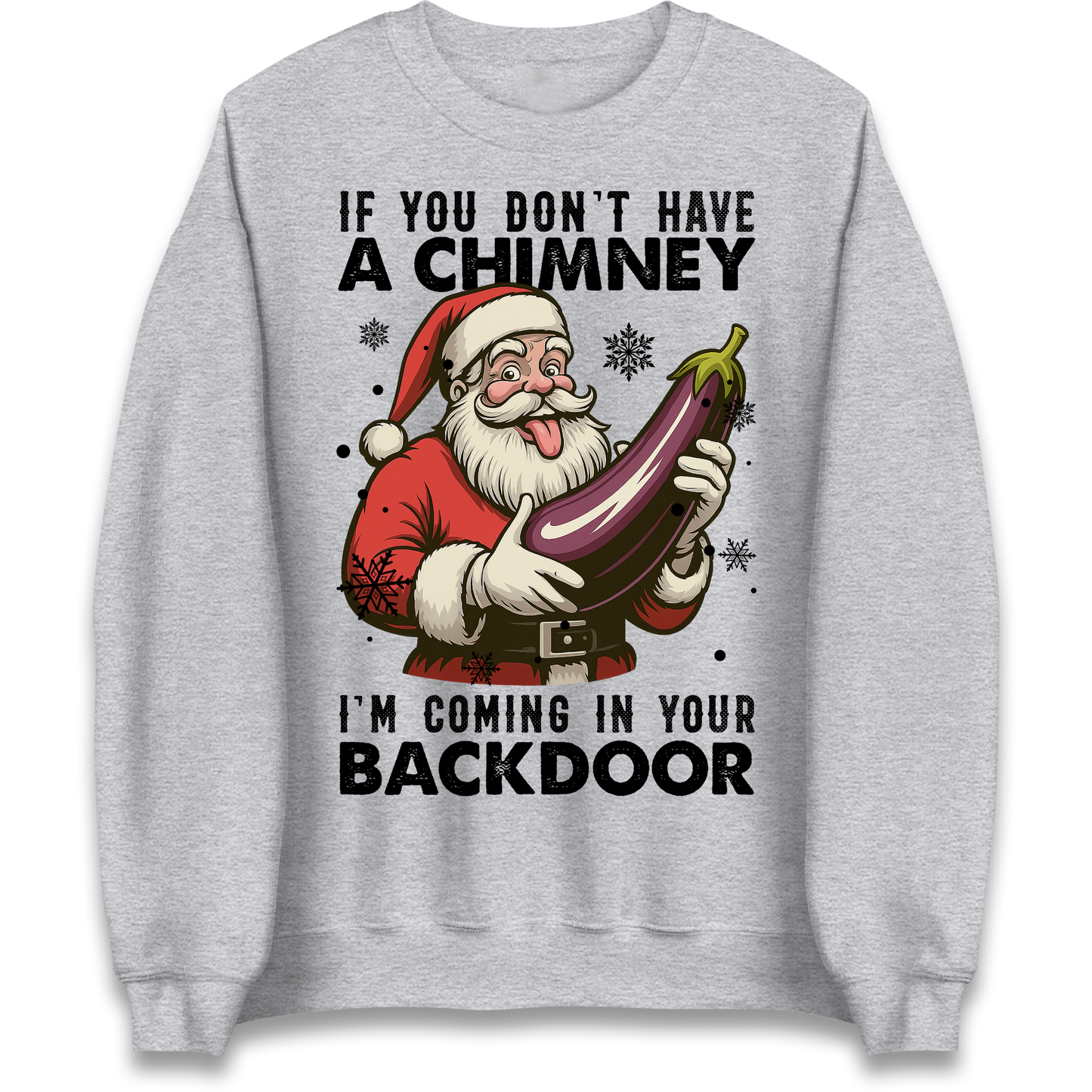Santa Back Door Sweatshirt