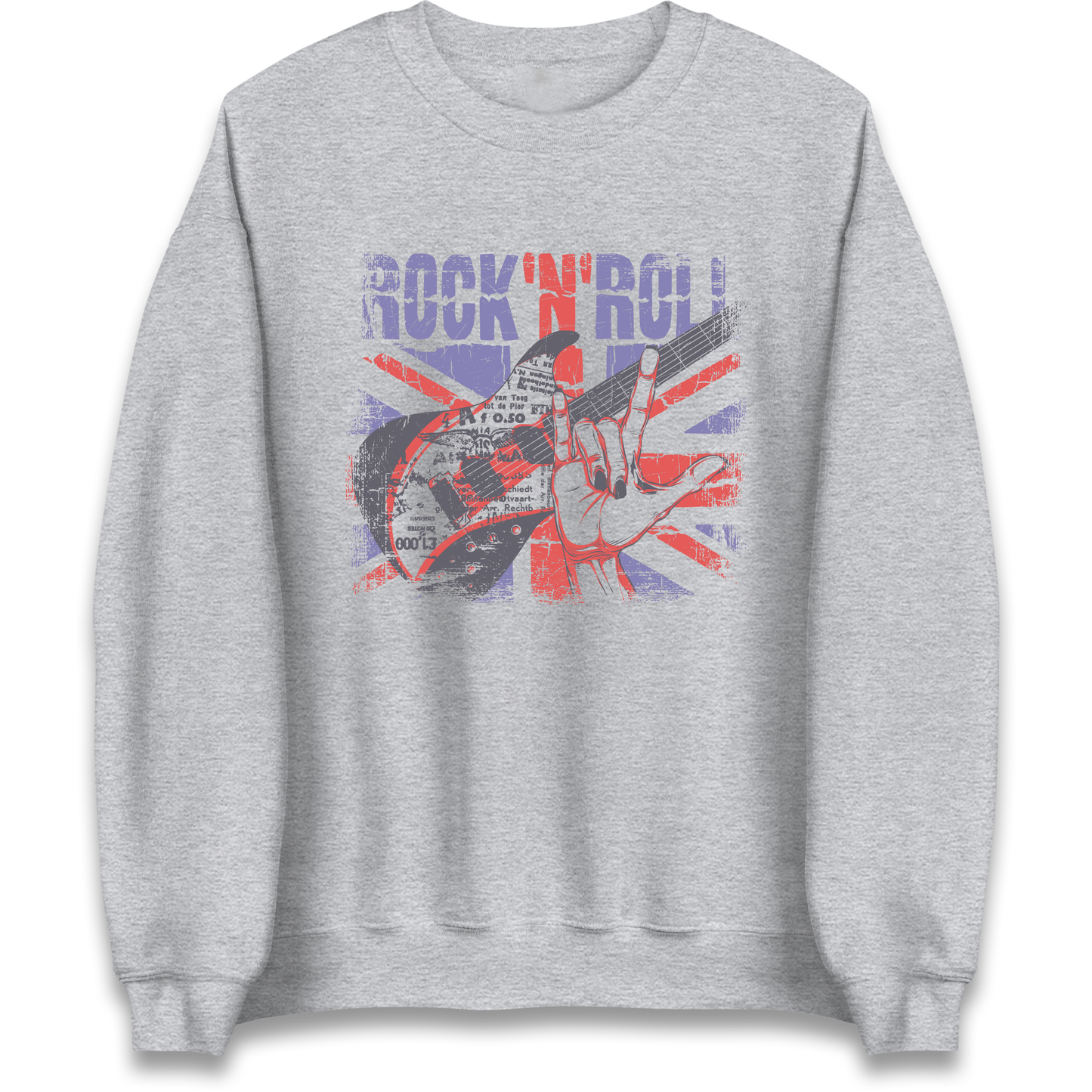 Rock N Roll Union Jack Sweatshirt