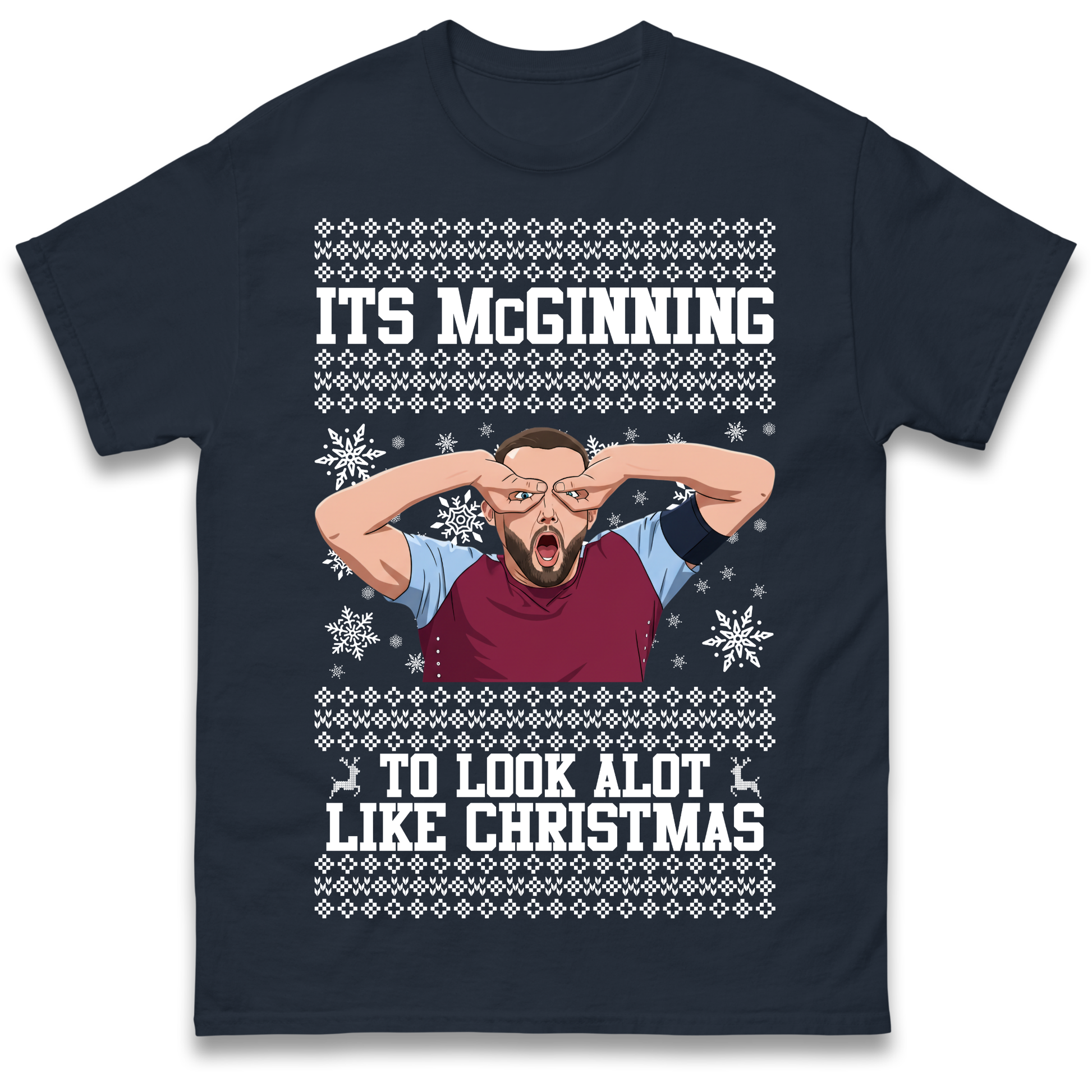 John McGinn Christmas T Shirt