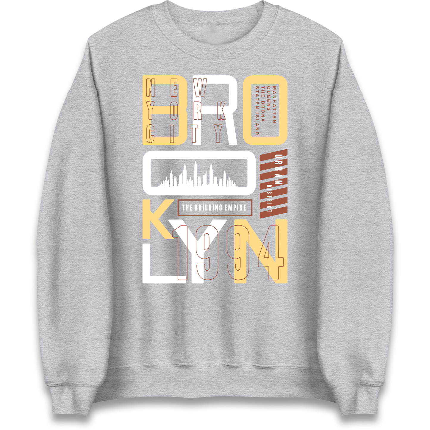 Brooklyn New York Urban District Sweatshirt