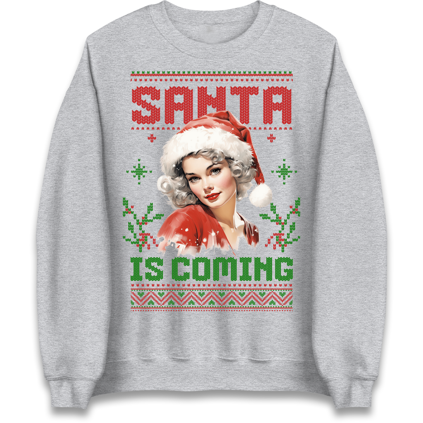 Santa is Coming Christmas Sweatshirt