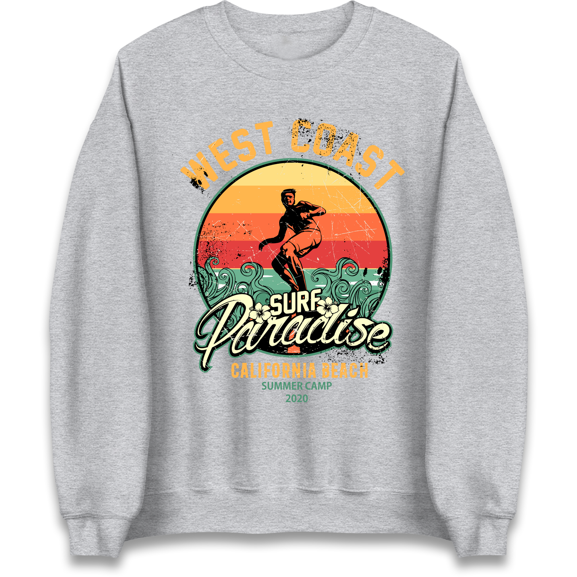 West Coast Surf Paradise Sweatshirt