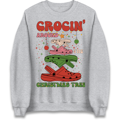 Crockin Around the Christmas Tree Christmas Sweatshirt