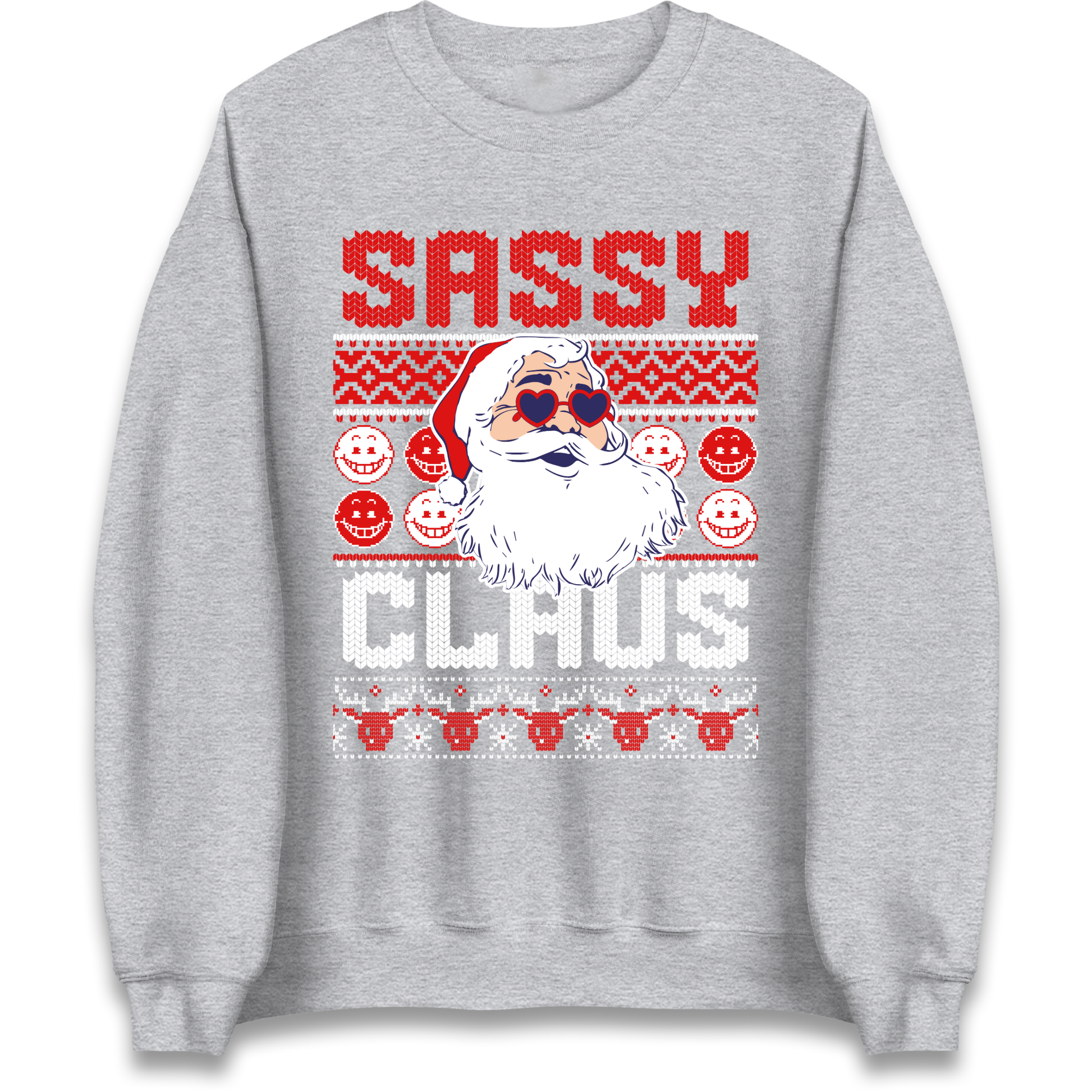 Sassy Claus Santa Christmas Sweatshirt